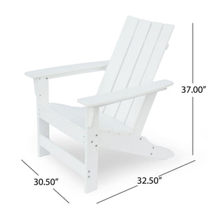 Enigmara Outdoor High Density Resin Adirondack Chair