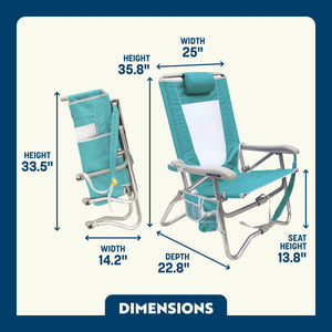 GCI Outdoor Bi-Fold Beach Chair - Case Pack Bundle