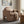 Coffee Pet Friendly Accent Chair with Hidden Pet Nook