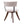 Modern Upholstered Dining Chairs with Curved Back