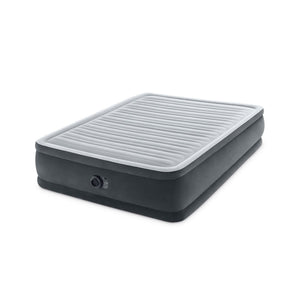 Intex Dura Beam Deluxe Pillow Raised Bed with Built In Pump, Queen Air Mattress