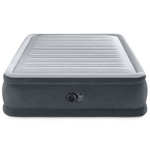 Intex Dura Beam Deluxe Pillow Raised Bed with Built In Pump, Queen Air Mattress