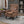 Modern Coffee Wood Frame Armchair with Microsuede Upholstery