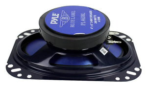 Pyle PL463BL Blue Label 4x6 Inch 240W 3 Way Triaxial Car Speaker Stereo, 2 Pack