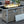 K&K 43' Propane Gas Fire Pit Table, Grey