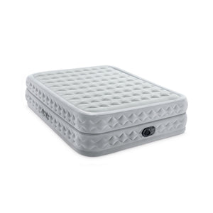 Intex 64489ED Dura Beam Supreme Air Flow Air Mattress with Built In Pump, Queen - TRAPSKI