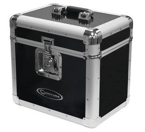 Odyssey KROM Series Record Utility Case for 70 12" Vinyl Records & LPs, Silver