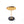 Adjustable Pedestal Side Table For Living Room - Gold / Black