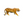Simulated Tiger Resin Garden Statue