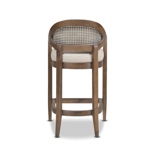 Americana - Mid-Century Modern Cane Back Counter Stool