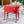 Red Portable Outdoor Patio Cooler Cart
