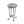 Patio Side Table, Colorful + Black
