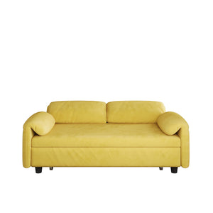 Sofa, Dual Purpose Lounge With Retractable Queen Size Bed