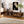 TV Stand With Fluted Doors, 2 Drawers - Walnut
