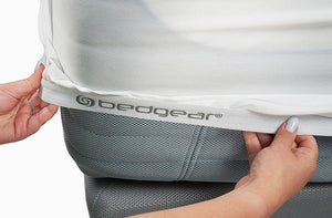 BedGear Dri-Tec Split Head Cal King Mattress Protector, White