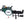 Double Flywheel Electric Log Splitter 7 Ton Portable Firewood Machine Steel - Black