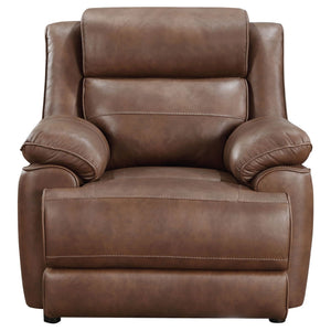 Worthington - Padded Arm Accent Chair - Dark Brown