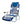 Ostrich 3N1 Lightweight Aluminum Frame 5 Position Reclining Beach Chair (2 Pack)
