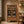 Vintage Farmhouse Arched Glass Accent Cabinet