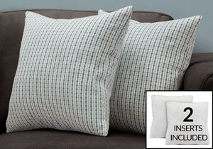8th Street Square Decorative Throw Pillows with Insert