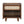 Walnut Nightstand with Rattan Detail, MDF + Solid Wood