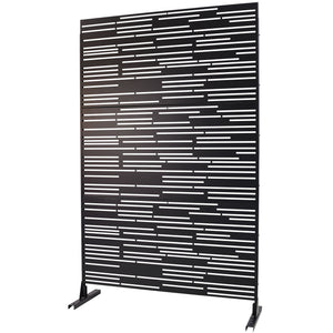 Outdoor & Indoor Freestanding Metal Privacy Screen