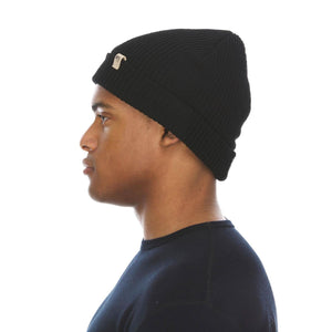 Midweight Knit Wool Beanie - 100% Merino Wool