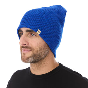 Midweight Knit Wool Beanie - 100% Merino Wool