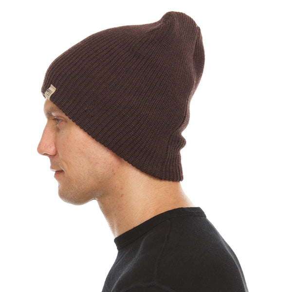 Midweight - Everyday Rib Knit Beanie 100% Merino Wool