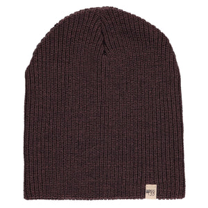 Midweight Knit Wool Beanie - 100% Merino Wool