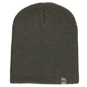 Midweight Knit Wool Beanie - 100% Merino Wool
