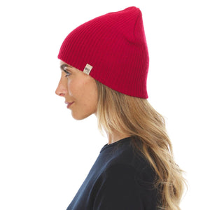 Midweight Knit Wool Beanie - 100% Merino Wool