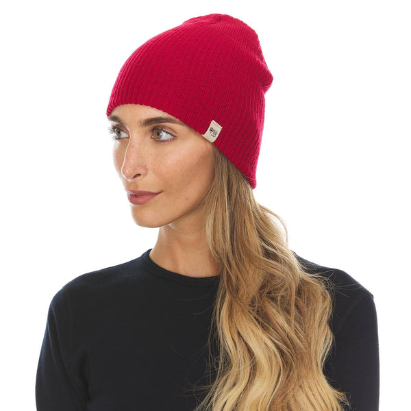 Midweight - Everyday Rib Knit Beanie 100% Merino Wool