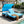 U_STYLE Outdoor Steel Frame Sun Lounger with Adjustable Backrest
