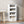 4 Tier Freestanding Bookshelf With 3 Sliding Drawers And 1 Bottom Drawer - White