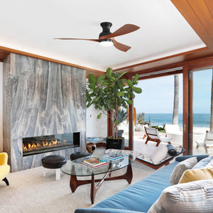 52-Inch Ceiling Fan with Lights and Reversible DC Motor