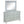 Arabesque - 6 Drawer Dresser With Mirror - Silver