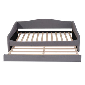 Design Upholstered Daybed With Light and Trundle