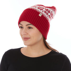 Midweight Merino Wool Knit Pom Beanie | 100% Merino Wool