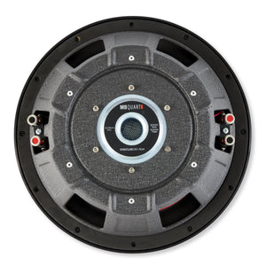 MB Quart DS1-304 1600 Watt 12 Inch Slim Shallow Automotive Subwoofers, 4 Piece