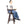 Rustic Bar Stool, Fir Wood Construction, Wide Armrest