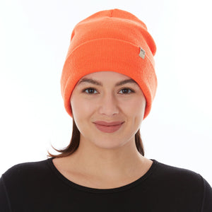 Midweight Merino Wool Knit Cuff Beanie | 100% Merino Wool