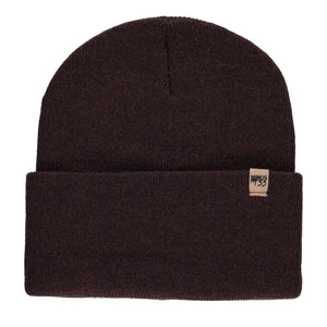 Midweight Merino Wool Knit Cuff Beanie | 100% Merino Wool