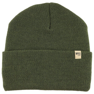 Midweight Merino Wool Knit Cuff Beanie | 100% Merino Wool