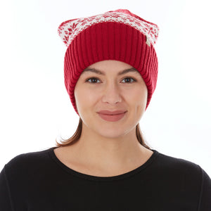 Midweight Merino Wool Knit Cuff Beanie | 100% Merino Wool