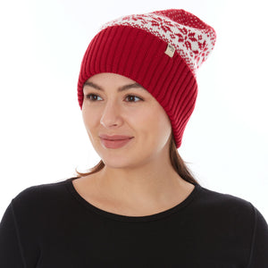 Midweight Merino Wool Knit Cuff Beanie | 100% Merino Wool