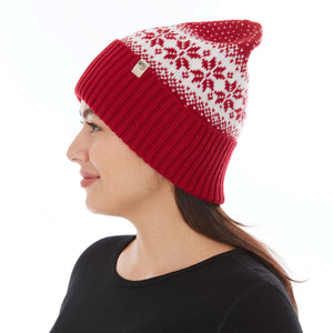 Midweight Merino Wool Knit Cuff Beanie | 100% Merino Wool
