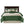 7 Pc Faux Suede Comforter Set Green King