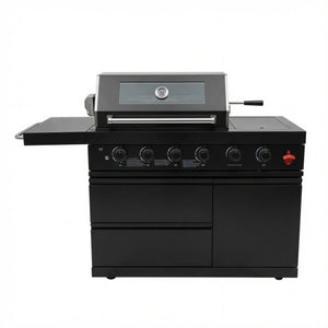 46-Inch 75300 BTU 6-Burners Deluxe Stainless Steel Gas Outdoor Kitchen Barbecue Grill