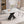 Rectangle Dining Table With Stretchable Top, X Shape Mdf Legs With Steel Base - White / Black